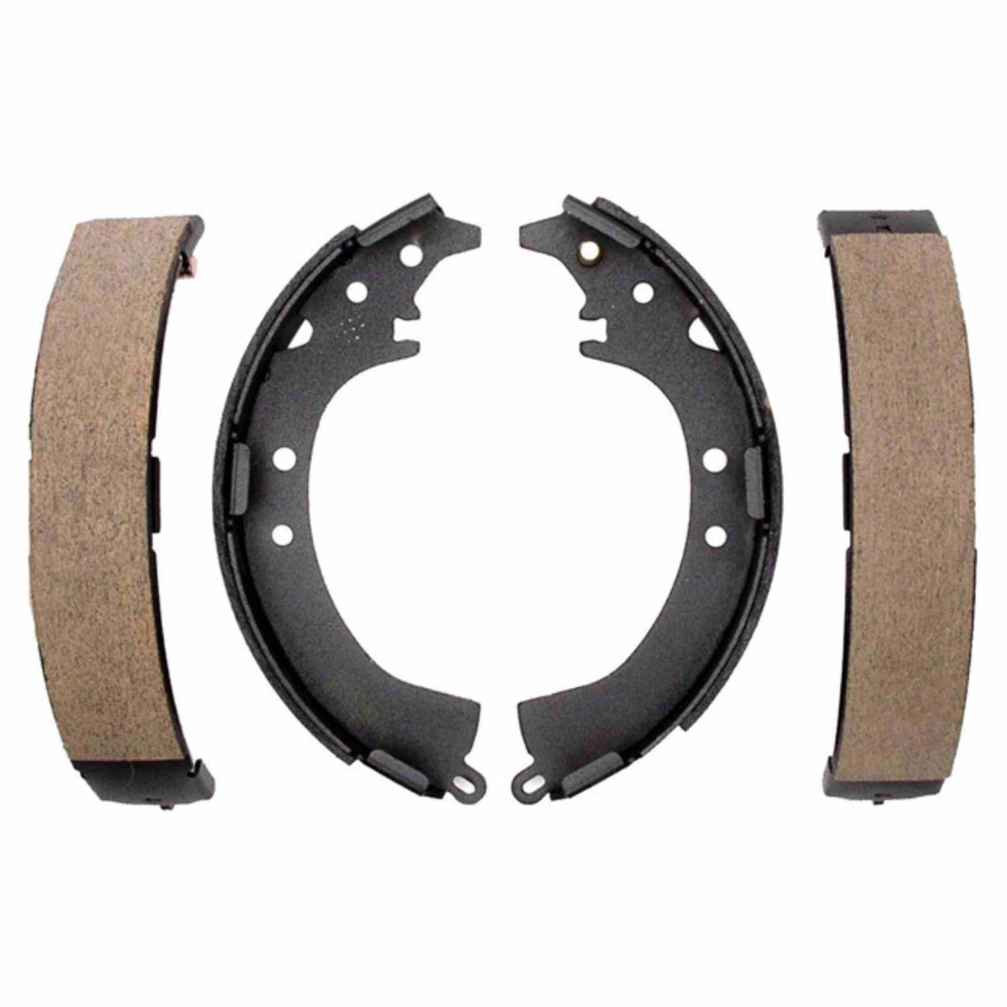 Front View of Drum Brake Shoe AC DELCO 17587B