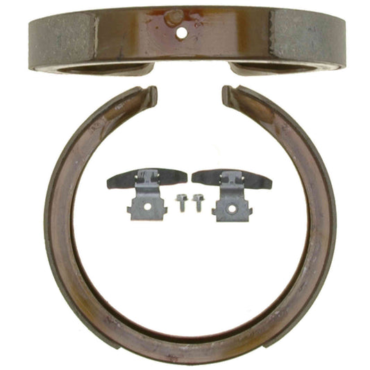 Front View of Parking Brake Shoe AC DELCO 17781B