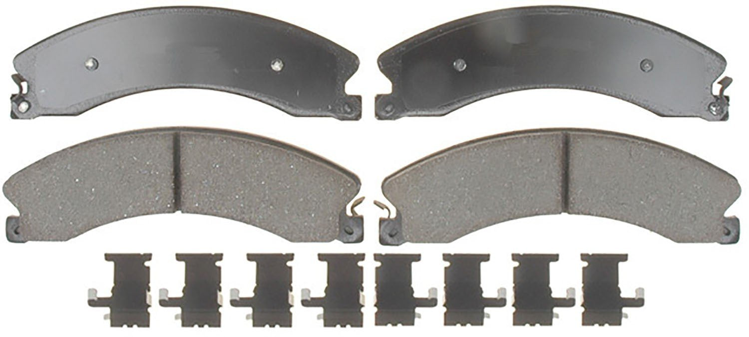 Front View of Brake Pad AC DELCO 17D1411MH