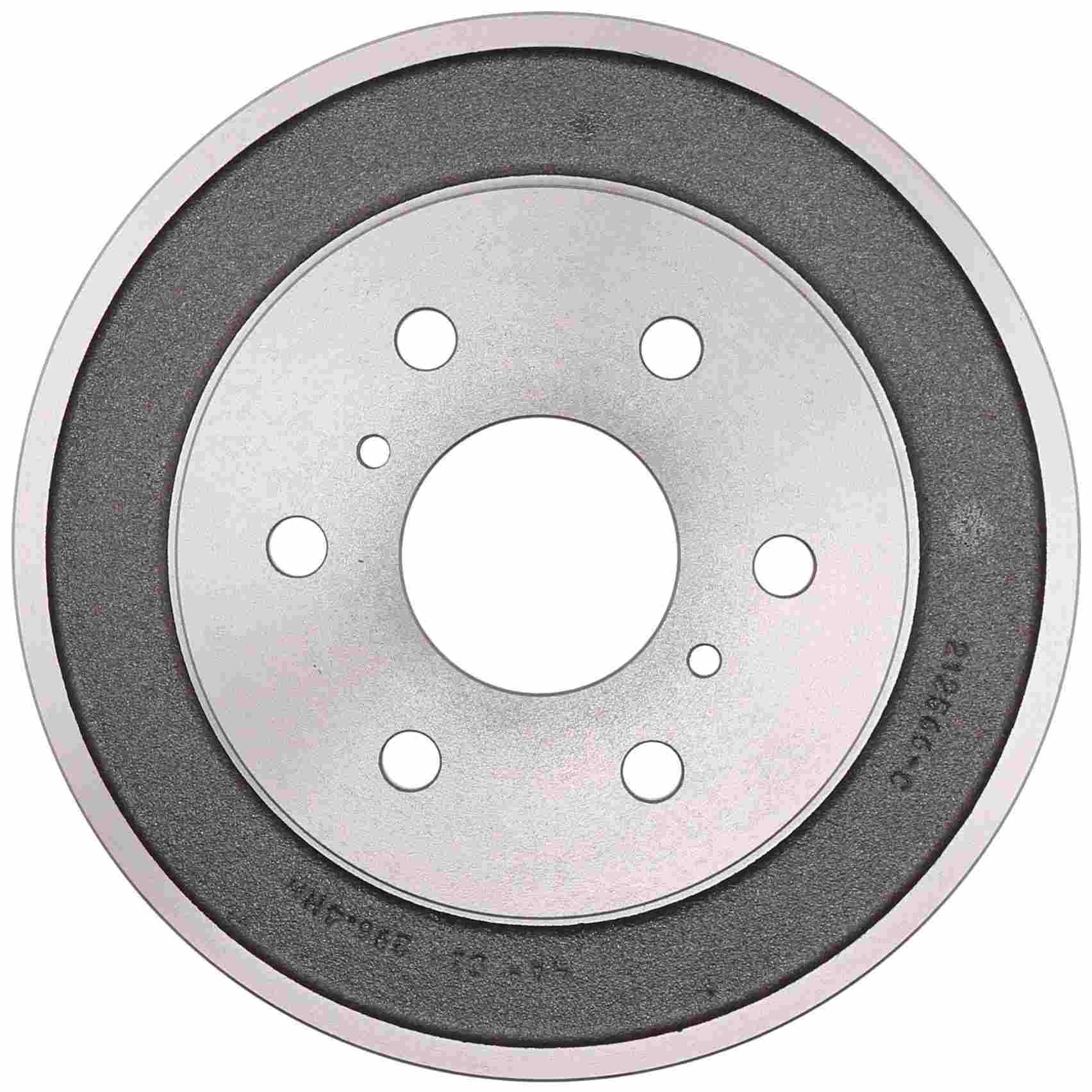 Front View of Brake Drum AC DELCO 18B555