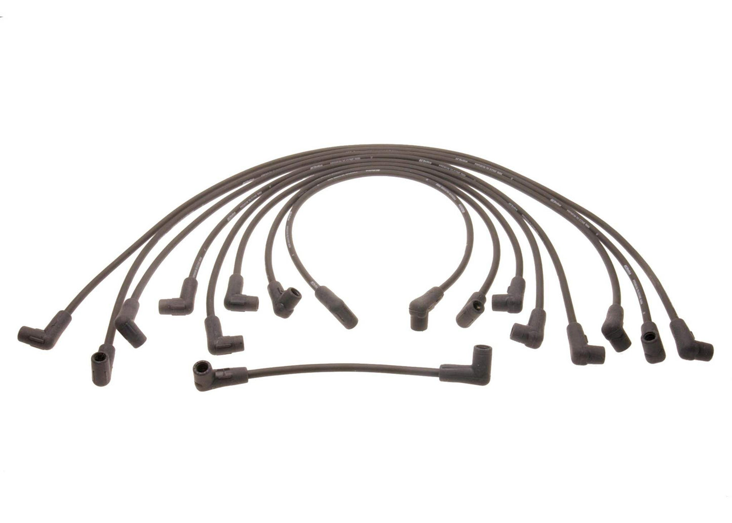 Front View of Spark Plug Wire Set AC DELCO 618V