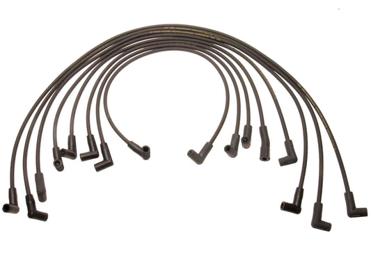 Front View of Spark Plug Wire Set AC DELCO 618W