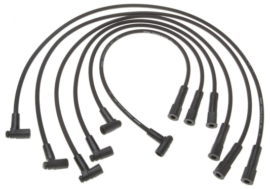 Front View of Spark Plug Wire Set AC DELCO 9066T