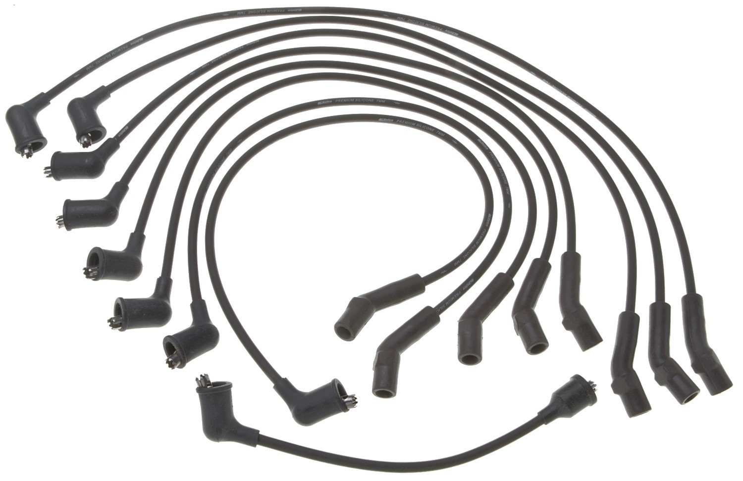 Front View of Spark Plug Wire Set AC DELCO 9088N