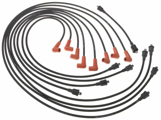 Front View of Spark Plug Wire Set AC DELCO 9508N