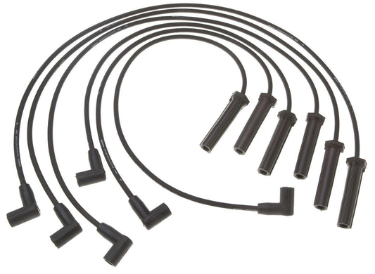 Front View of Spark Plug Wire Set AC DELCO 9716DD