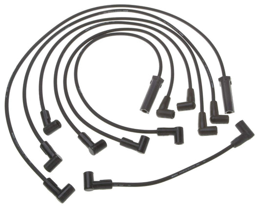 Front View of Spark Plug Wire Set AC DELCO 9716W