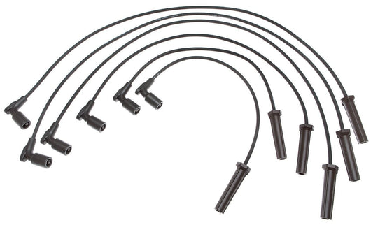 Front View of Spark Plug Wire Set AC DELCO 9746QQ