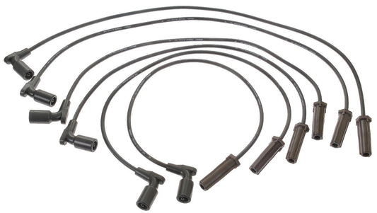 Front View of Spark Plug Wire Set AC DELCO 9746UU