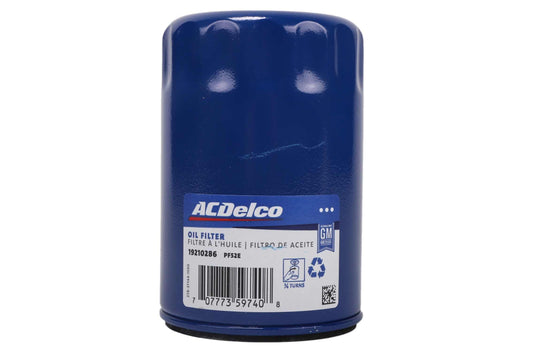 Front View of Engine Oil Filter AC DELCO PF52E