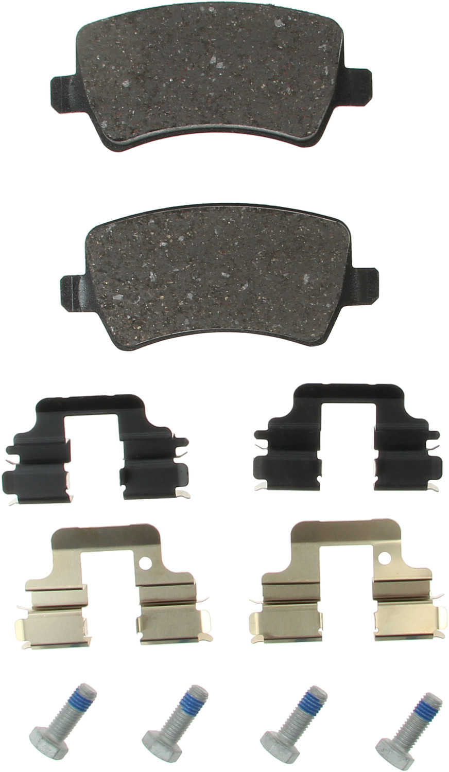 Top View of Rear Disc Brake Pad Set ATE 602722