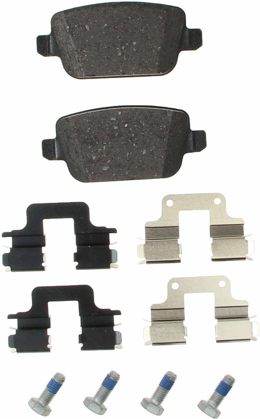 Top View of Rear Disc Brake Pad Set ATE 602737