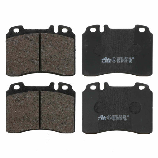 Front View of Front Disc Brake Pad Set ATE 604202