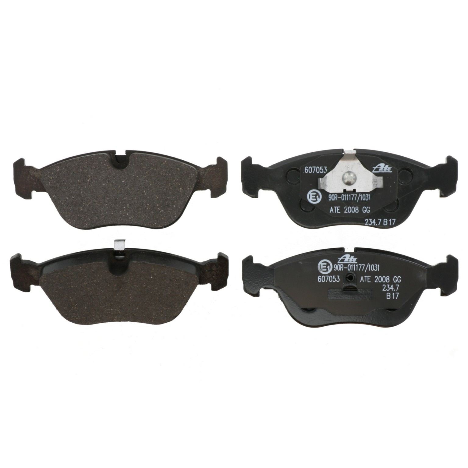 Other View of Front Disc Brake Pad Set ATE 607053