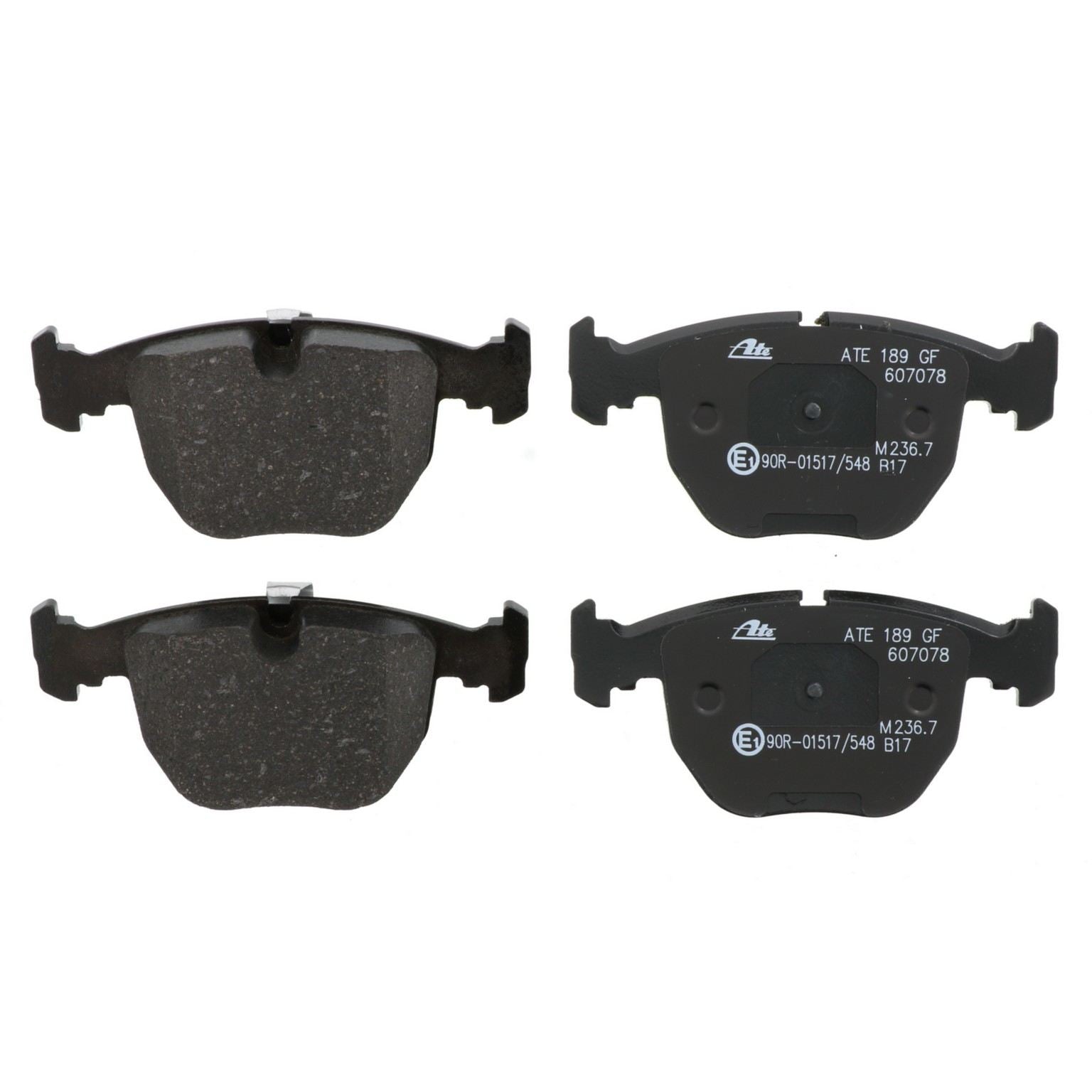 Other View of Front Disc Brake Pad Set ATE 607078