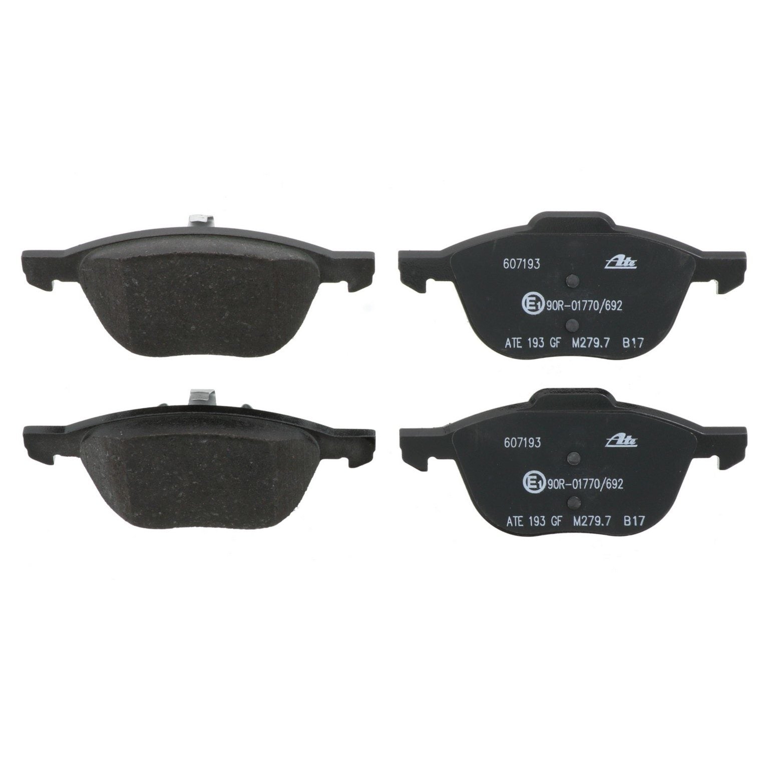 Other View of Front Disc Brake Pad Set ATE 607193