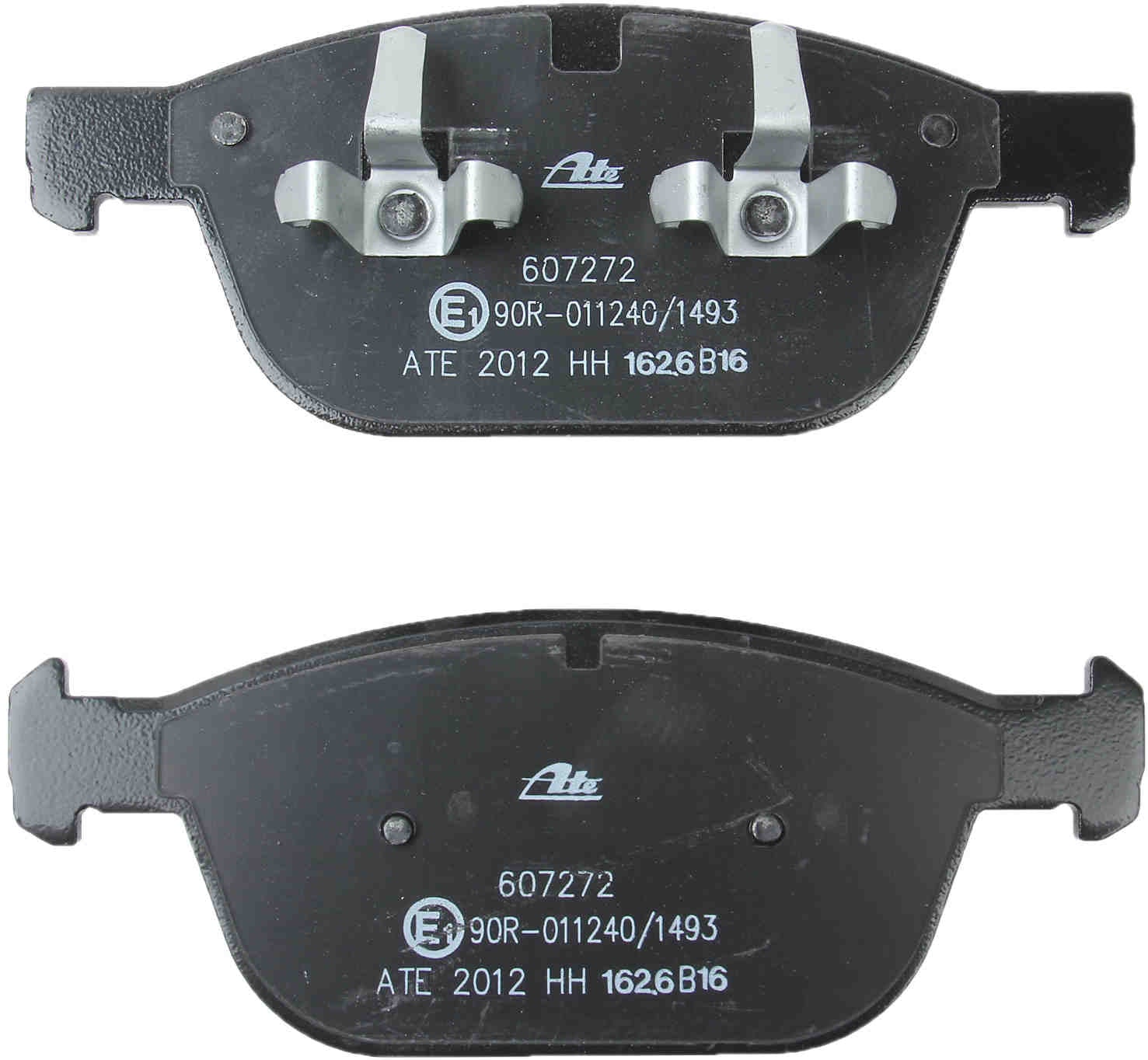 Back View of Front Disc Brake Pad Set ATE 607272