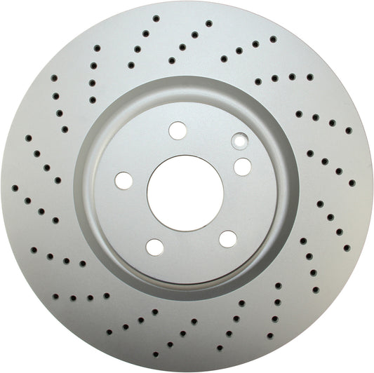 Top View of Front Disc Brake Rotor ATE SP36105