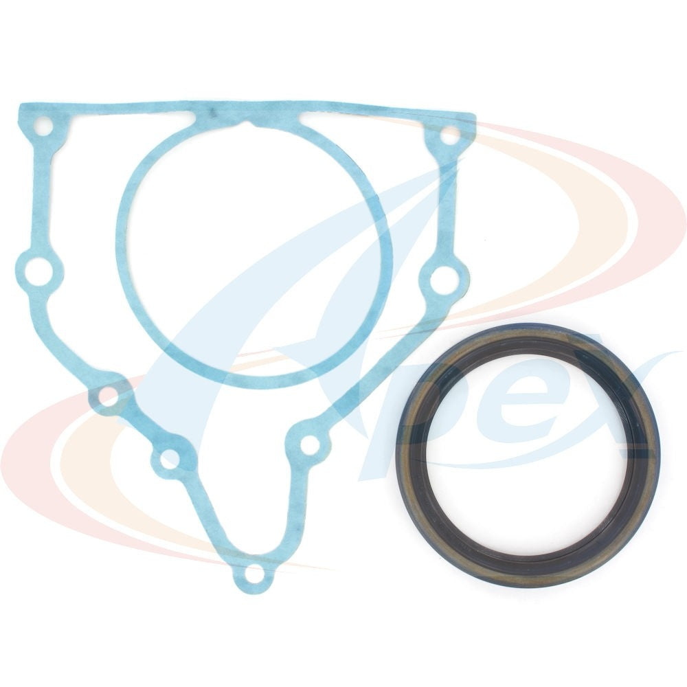 Front View of Rear Engine Crankshaft Seal Kit APEX ABS313