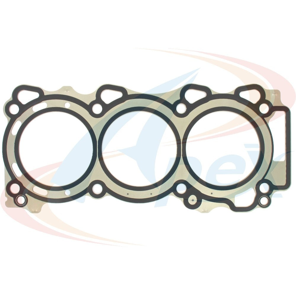 Front View of Left Engine Cylinder Head Gasket APEX AHG554L