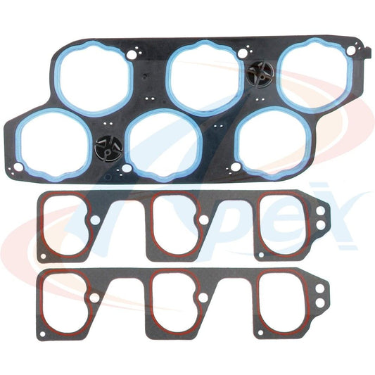 Front View of Engine Intake Manifold Gasket Set APEX AMS11644