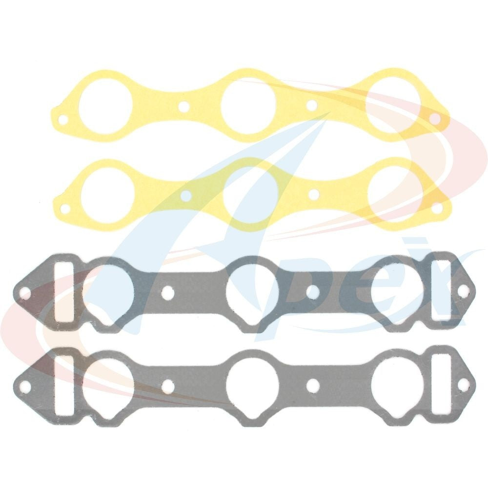 Front View of Engine Intake Manifold Gasket Set APEX AMS2093