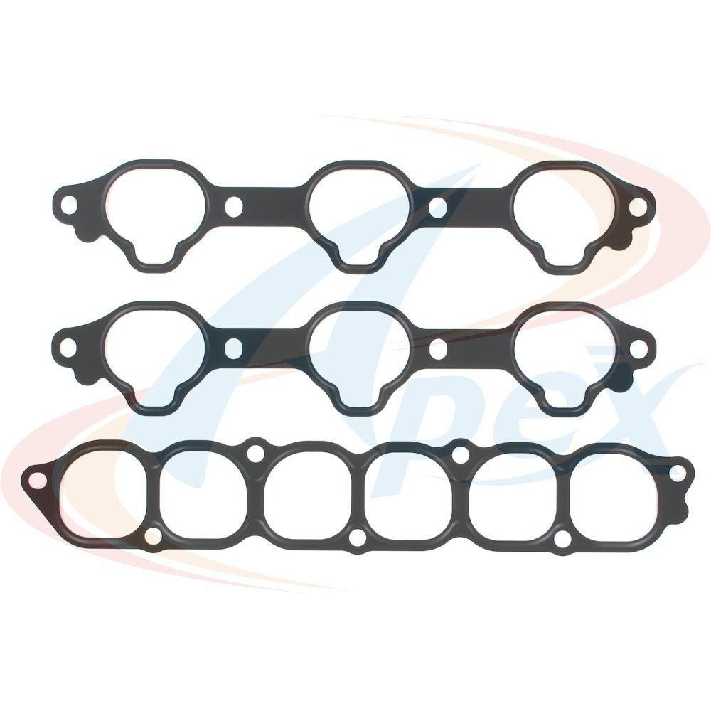 Engine Intake Manifold Gasket Set (Lower & Upper Set) APEX AMS2450 For Hyundai Kia Santa Fe XG350 Sedona Amanti XG300