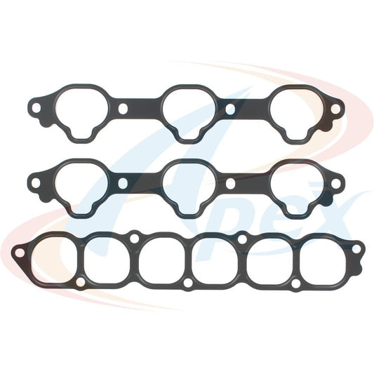 Engine Intake Manifold Gasket Set (Lower & Upper Set) APEX AMS2450 For Hyundai Kia Santa Fe XG350 Sedona Amanti XG300