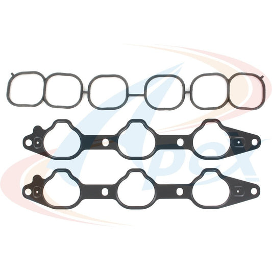 Front View of Engine Intake Manifold Gasket Set APEX AMS2621