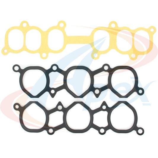 Front View of Engine Intake Manifold Gasket Set APEX AMS3140