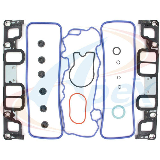 Front View of Engine Intake Manifold Gasket Set APEX AMS3200P