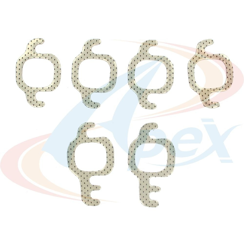 Front View of Exhaust Manifold Gasket Set APEX AMS3201