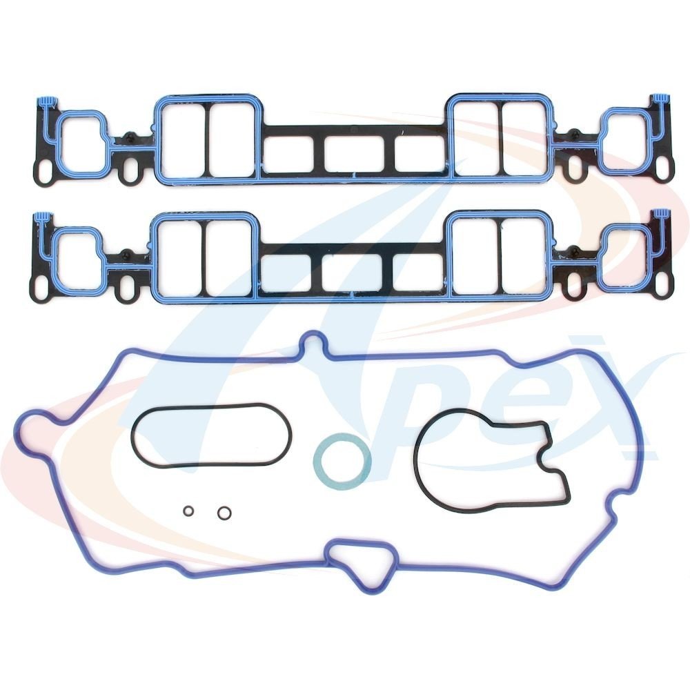 Front View of Engine Intake Manifold Gasket Set APEX AMS3310