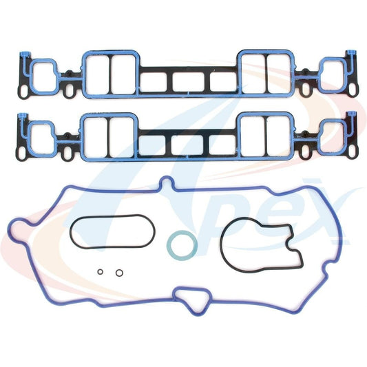 Front View of Engine Intake Manifold Gasket Set APEX AMS3310