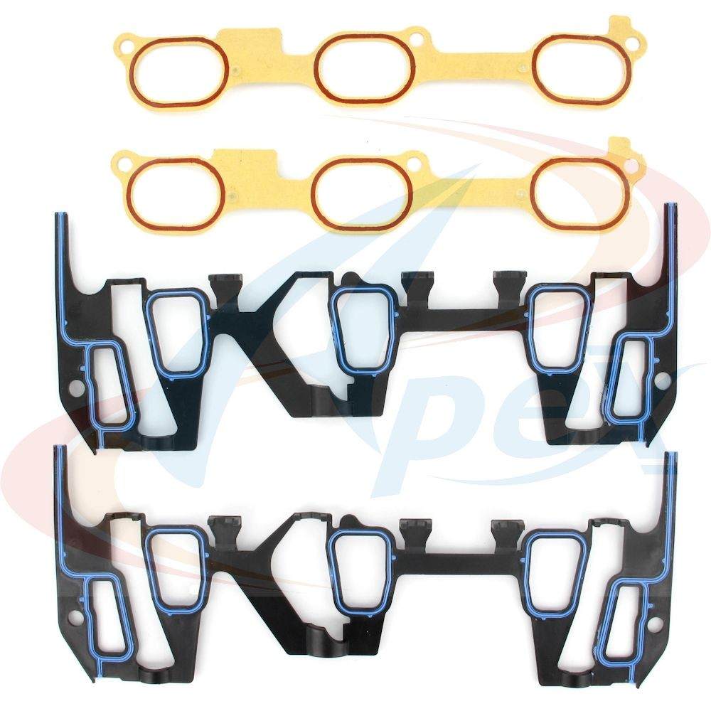 Front View of Engine Intake Manifold Gasket Set APEX AMS3505