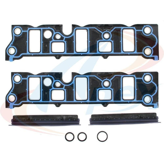 Engine Intake Manifold Gasket Set APEX AMS3593 For Buick Chevrolet Pontiac Oldsmobile