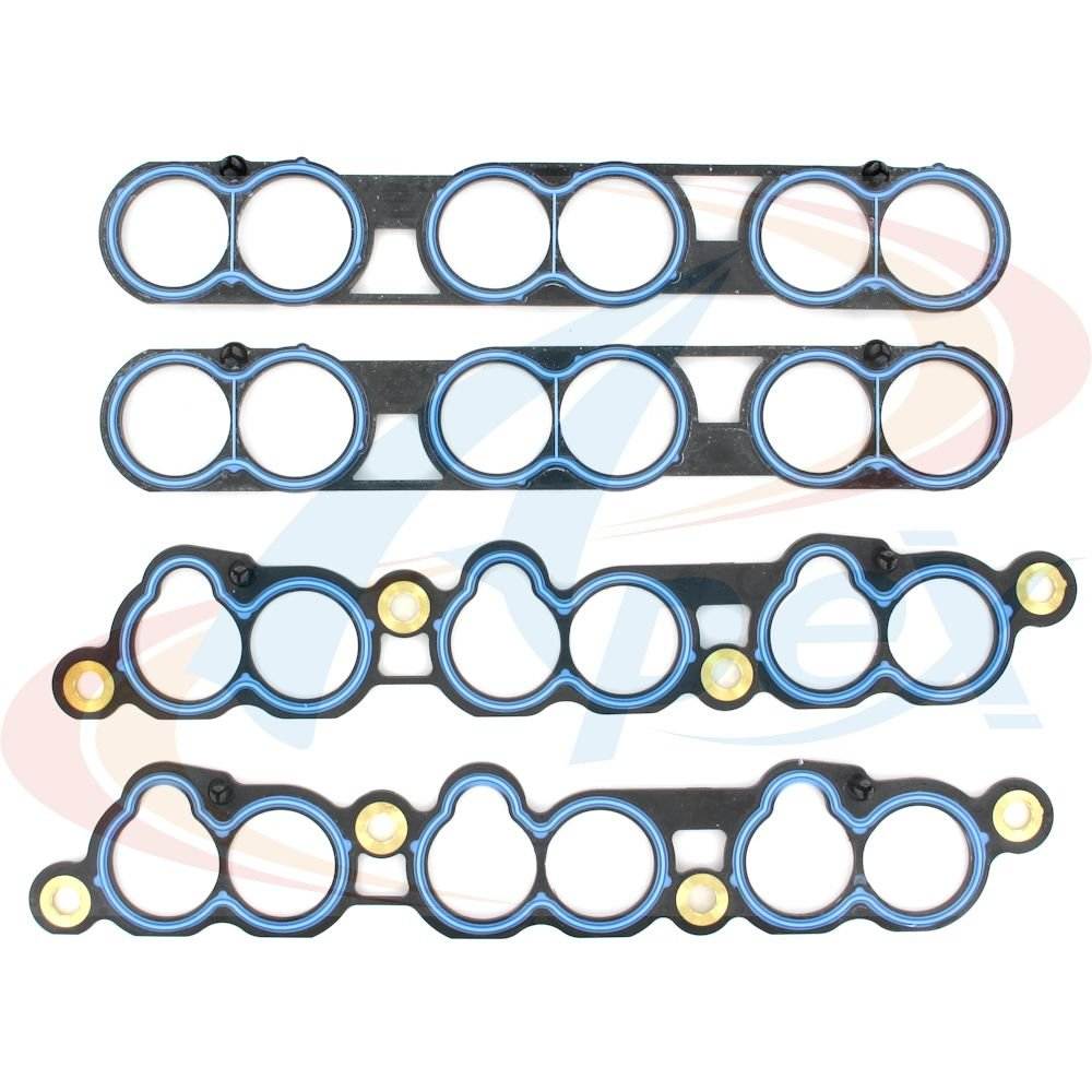 Front View of Engine Intake Manifold Gasket Set APEX AMS4511