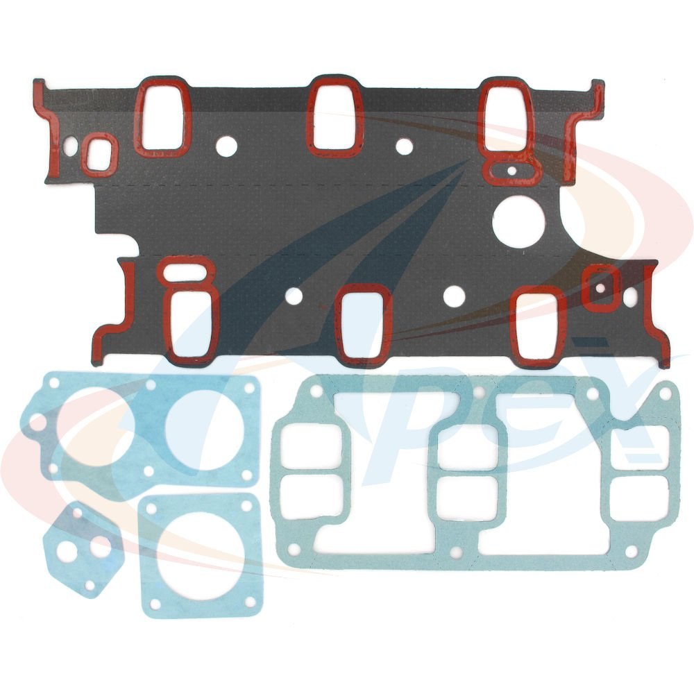 Front View of Engine Intake Manifold Gasket Set APEX AMS4581