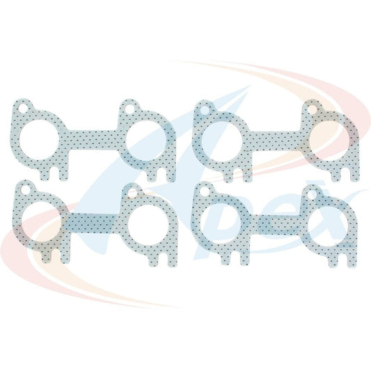 Front View of Exhaust Manifold Gasket Set APEX AMS4711