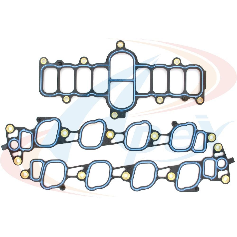 Front View of Engine Intake Manifold Gasket Set APEX AMS4734