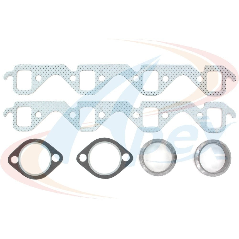 Front View of Exhaust Manifold Gasket Set APEX AMS4851