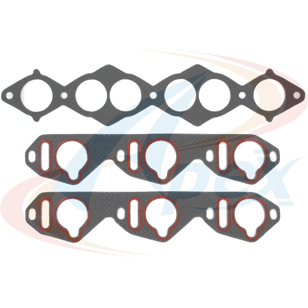 Front View of Engine Intake Manifold Gasket Set APEX AMS5370