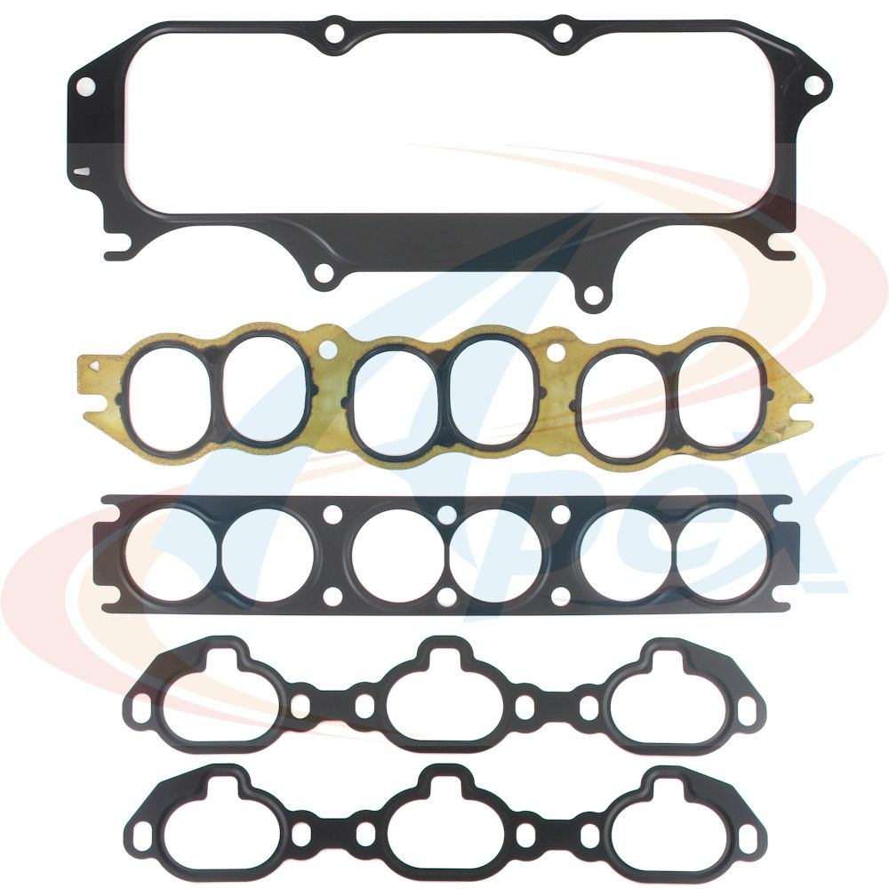 Front View of Engine Intake Manifold Gasket Set APEX AMS5500