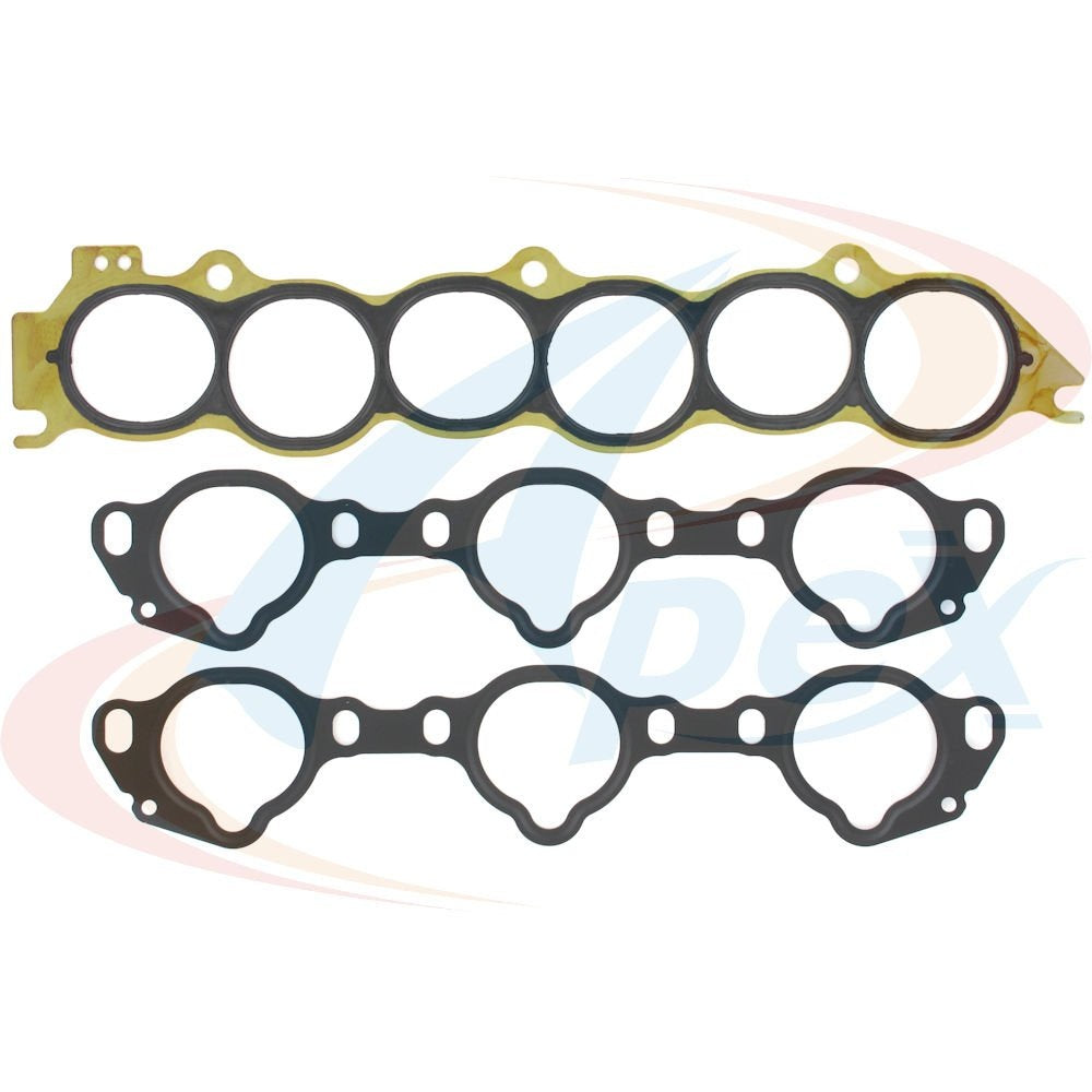 Front View of Engine Intake Manifold Gasket Set APEX AMS5540