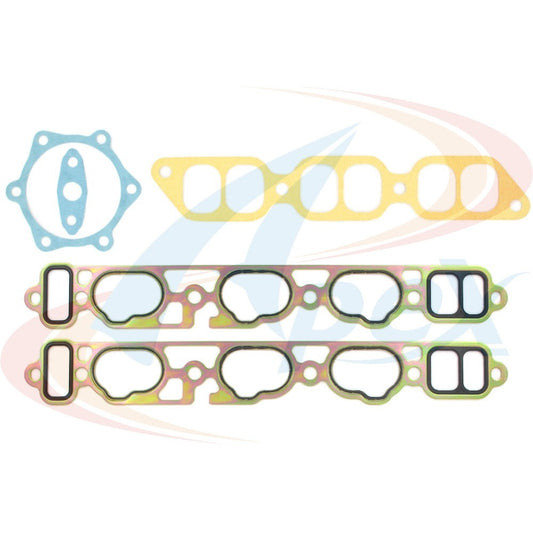 Front View of Engine Intake Manifold Gasket Set APEX AMS8230