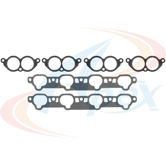 Front View of Engine Intake Manifold Gasket Set APEX AMS8530