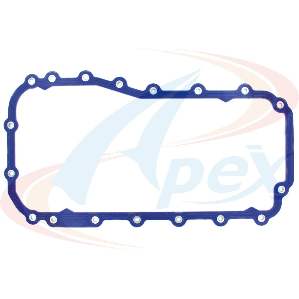 Front View of Engine Oil Pan Gasket Set APEX AOP230