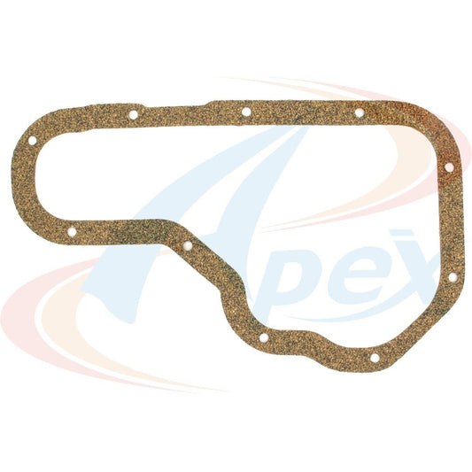 Front View of Engine Oil Pan Gasket Set APEX AOP233