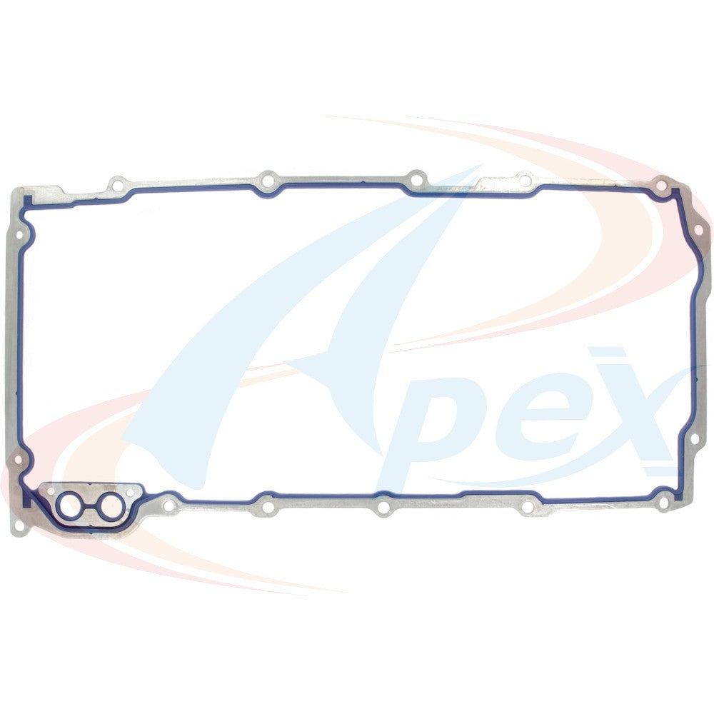 Front View of Engine Oil Pan Gasket Set APEX AOP371