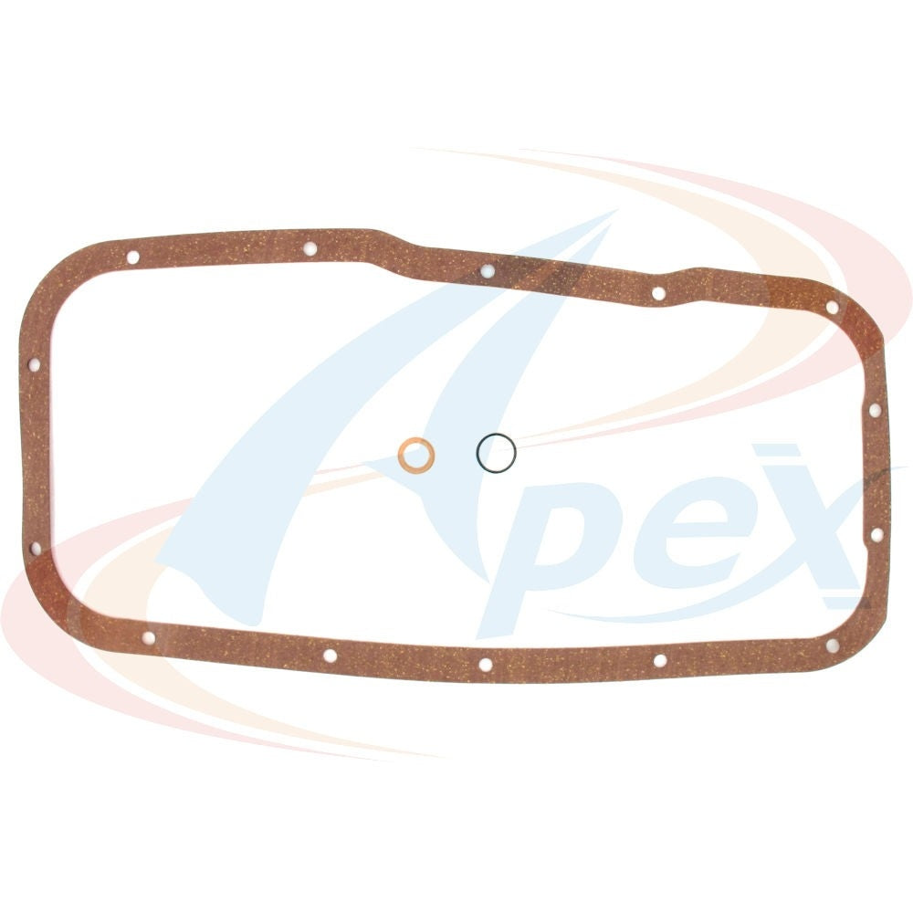 Front View of Engine Oil Pan Gasket Set APEX AOP502